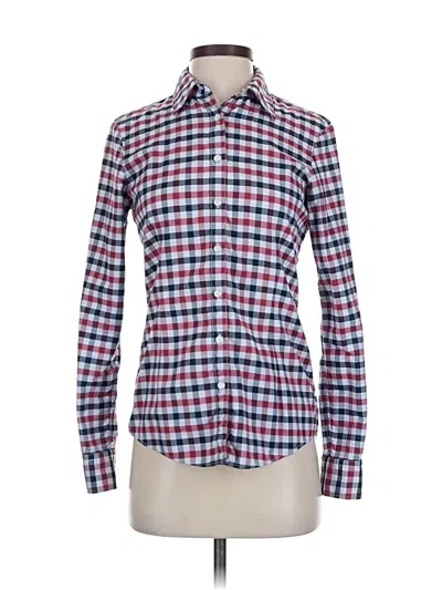 Pre-owned Brooks Brothers Long Sleeve Button Down Shirt In Burgundy