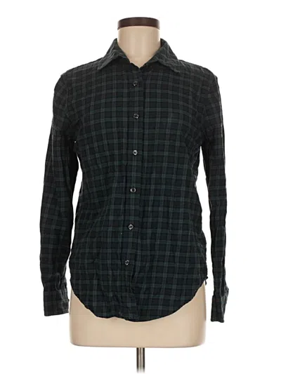 Pre-owned Brooks Brothers Long Sleeve Button Down Shirt In Green
