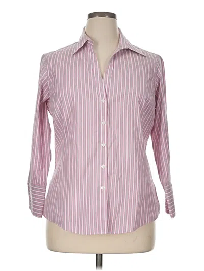 Pre-owned Brooks Brothers Long Sleeve Button Down Shirt In Pink
