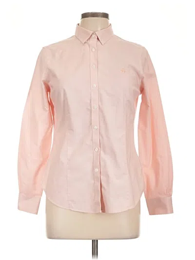 Pre-owned Brooks Brothers Long Sleeve Button Down Shirt In Pink