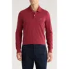 Brooks Brothers Long Sleeve Cotton Polo In Red