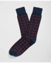 Brooks Brothers Lunar New Year Cotton-blend Snake Motif Socks In Red