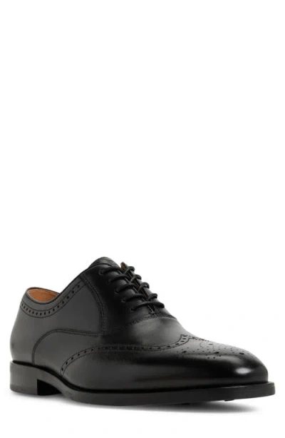 Brooks Brothers Macarthur Wingtip Oxford In Black