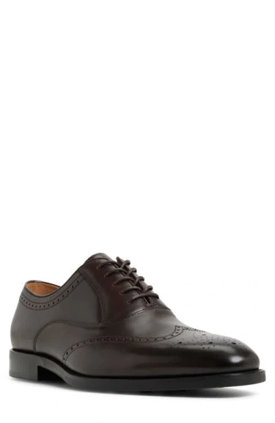 Brooks Brothers Macarthur Wingtip Oxford In Brown
