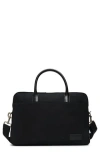 Brooks Brothers Medford Slim Briefcase In Black