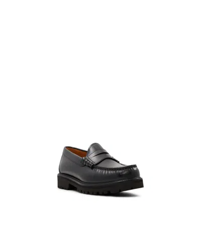 Brooks Brothers Men's Bleeker Lug Sole Penny Loafers In Black