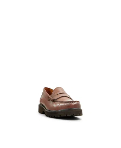 Brooks Brothers Men's Bleeker Lug Sole Penny Loafers In Cognac