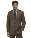 Brooks Brothers Men's Classic-fit Wool-blend Suit Jacket In Brown