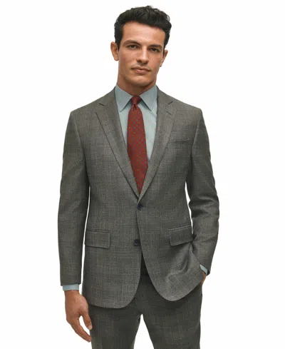 Brooks Brothers Men's Classic-fit Wool-blend Suit Jacket In Gray