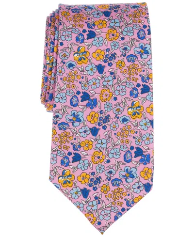 Brooks Brothers Men's Classic Floral Print Silk Tie In Pink