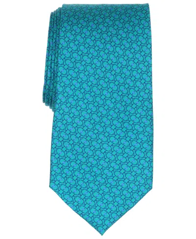Brooks Brothers Men's Connected Neat Classic Tie In Green