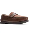 Brooks Brothers Men's Eastport Leather Penny Loafers In Dark Brown