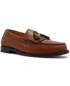 Brooks Brothers Leather Tassel Loafers In Cognac