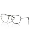 Brooks Brothers Men's Eyeglasses, B1115j In Matte Silver