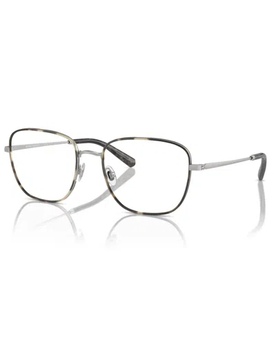 Brooks Brothers Men's Eyeglasses, B1115j In Matte Silver