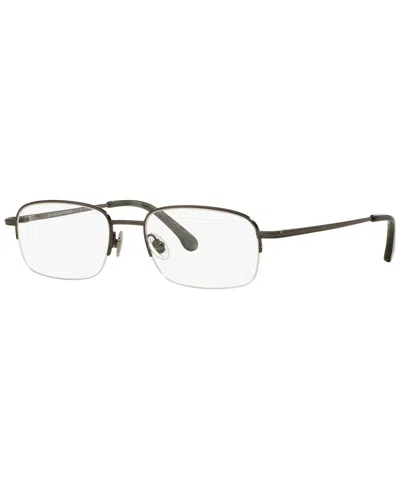 Brooks Brothers Men's Eyeglasses, Bb 487t 52 In Dark Gunmetal Titanium