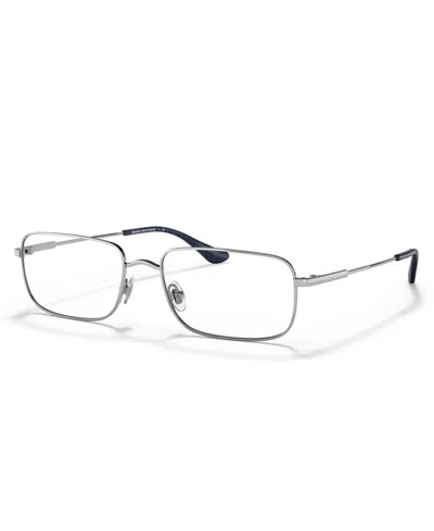 Brooks Brothers Men's Eyeglasses, Bb1098 In Shiny Silver