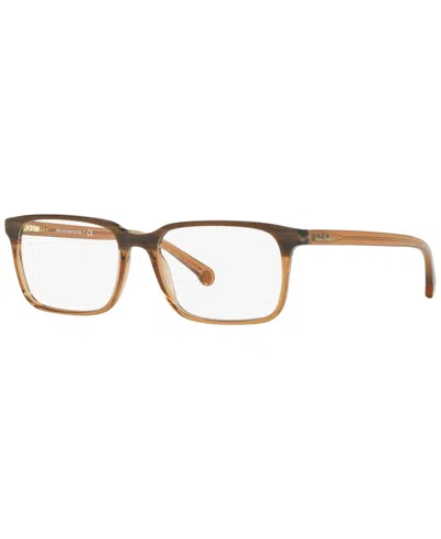 Brooks Brothers Men's Eyeglasses, Bb2033 In Brown