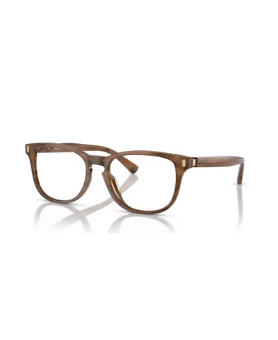 Brooks Brothers Men's Eyeglasses, Bb2060u In Brown Horn Bio