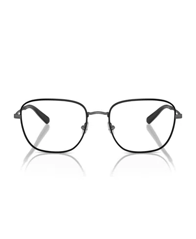 Brooks Brothers Men's Eyeglasses,b1115j In Matte Gunmetal
