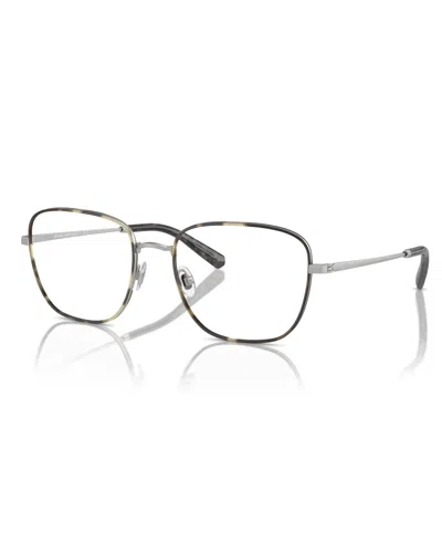 Brooks Brothers Men's Eyeglasses,b1115j In Matte Silver