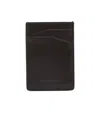 Brooks Brothers Men's Gifting Cardholder And Money Clip Set In Dark Brown
