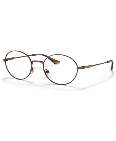 Brooks Brothers Men's Oval Eyeglasses, Bb109752-o In Brushed Bronze