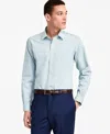 Brooks Brothers B By  Men's Regular-fit Check Dress Shirt In Green Graph Check