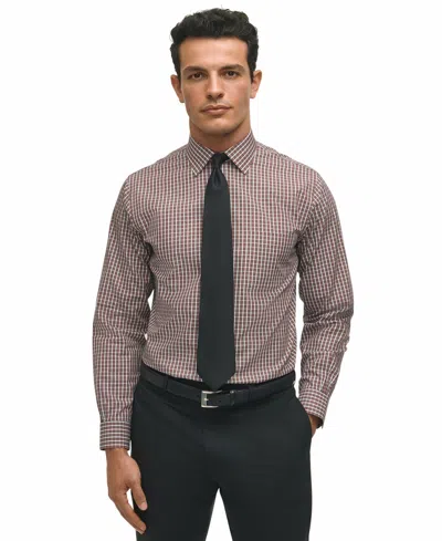 Brooks Brothers Men's Regular-fit Tartan Plaid Dress Shirt In Multi