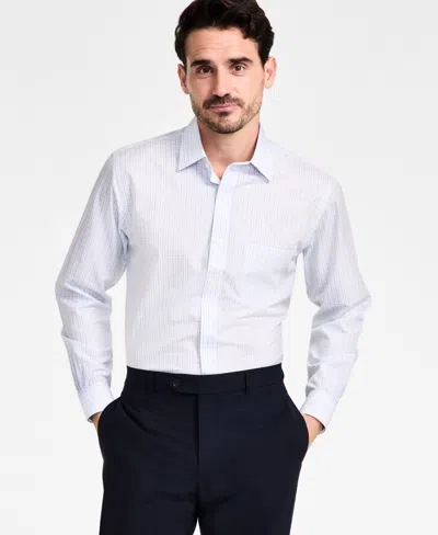Brooks Brothers B By  Men's Regular-fit Tattersall Dress Shirt In Turquoise