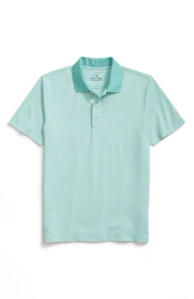 Brooks Brothers Microstripe Performance Golf Polo In Green
