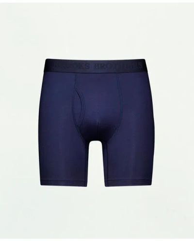 Brooks Brothers Modal Boxer Briefs In Navy