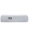 Brooks Brothers Monogrammed Bath Sheet In Gray