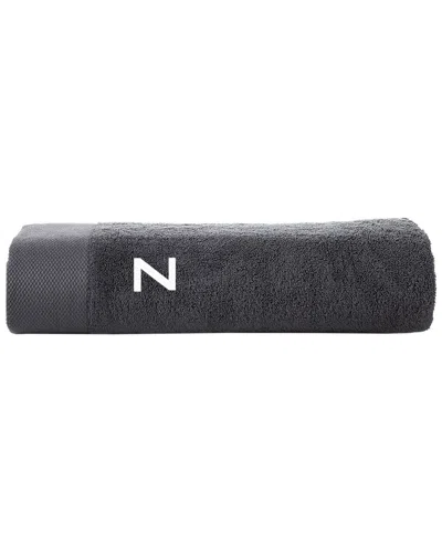 BROOKS BROTHERS BROOKS BROTHERS MONOGRAMMED BATH SHEET