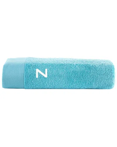 BROOKS BROTHERS BROOKS BROTHERS MONOGRAMMED BATH SHEET