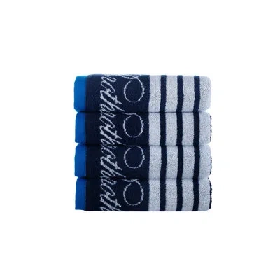 Brooks Brothers Nautical Blanket Stripe 4 Pcs Hand Towels In Blue