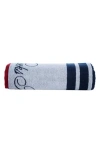 Brooks Brothers Nautical Blanket Stripe Bath Mat In White