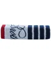 Brooks Brothers Nautical Blanket Stripe Hand Towel In White