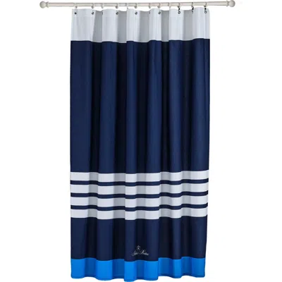 Brooks Brothers Nautical Shower Curtain In Navy