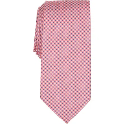 Brooks Brothers Neat Dot & Square Silk Blend Tie In Pink