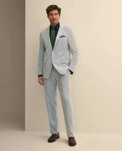 Brooks Brothers No. 1 Sack Suit In Cotton Bedford Cord In Blue