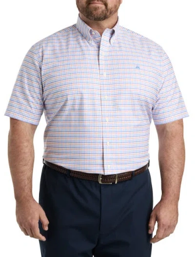 Brooks Brothers Non-iron Gingham Sport Shirt In Coral Multi