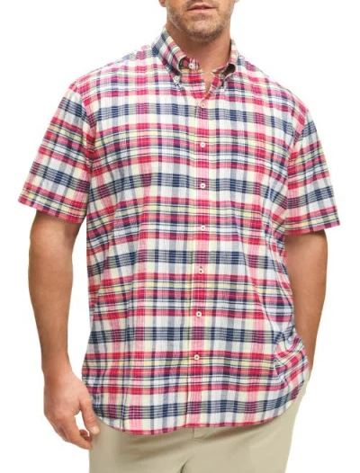 Brooks Brothers Non-iron Madras Plaid Sport Shirt In Archive Madras