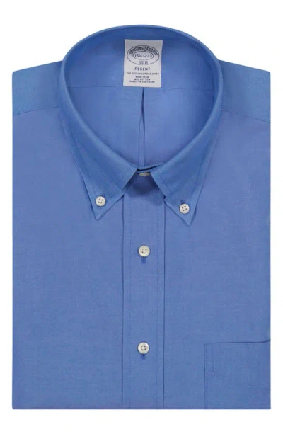 Brooks Brothers Non-iron Regent Fit Dress Shirt In Sld Fb