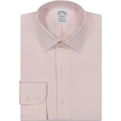 Brooks Brothers Non-iron Stretch Supima® Cotton Dress Shirt In Pink