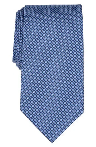 Brooks Brothers Og Tonal Basketweave Silk Blend Tie In Blue