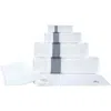 Brooks Brothers Ottoman Rolls 2-pack Turkish Cotton Hand Towels In Navy/white