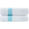 Brooks Brothers Ottoman Rolls 2-pack Turkish Cotton Hand Towels In Blue