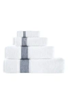 Brooks Brothers Ottoman Rolls 2-pack Turkish Cotton Washcloths In White