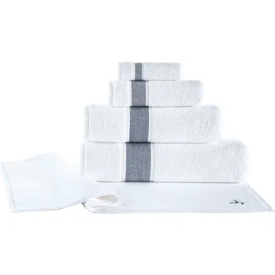 Brooks Brothers Ottoman Rolls 2-pack Turkish Cotton Bath Sheets In White
